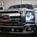 RECON Smoked Projector Headlights,Smoked LED Tail Lights, & Smoked 3rd Brake Light | 2011-2016 Ford Super Duty | Dale's Super Store