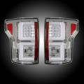 Ford EcoBoost Vehicles - 2015-2016 Ford F-150 EcoBoost 3.5L - RECON - Recon Ford Clear Lens LED Tail Lights | 264268CL | 2015-2017 Ford F150 