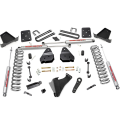 Rough Country 6 Inch Suspension Lift Kit w/Factory Rear Overload Springs | 2017 6.7L Ford Powerstroke F250 4WD