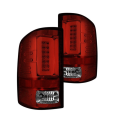 RECON Red LED Tail Lights | 264239RD | 2014+ GMC Sierra