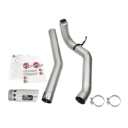 aFe Power Atlas 4" DPF-Back Aluminized Exhaust System w/Polished Tip for 2016-2017 Nissan Titan XD | Dale's Super Store