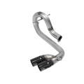 Exhaust Systems - DPF Back Exhaust Systems - aFe Power - aFe Power Rebel Series 3" Stainless DPF-Back w/Black Tips | 2016-2017 2.8L GM Colorado/Canyon Duramax LWN