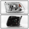 Spyder Chrome Halo Projector Headlights w/LED DRL | 2009-2014 Dodge Ram | Dale's Super Store