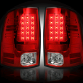 Recon - Dodge Red LED Tail Lights | 264169RD | 09-18 Dodge Ram 1500 / 10-18 Ram 2500/3500 / 09-23 1500 Classic Body
