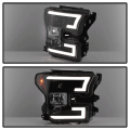 Spyder Black LED U-Bar Projector Headlights | 2015-2017 Ford F-150 | Dale's Super Store