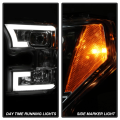 Spyder Chrome LED U-Bar Projector Headlights | 2015-2017 Ford F-150 | Dale's Super Store
