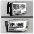 Spyder® Chrome LED DRL Bar Projector Headlights | 06-08 Dodge Ram 1500 / 06-09 Dodge Ram 2500/3500 | Dale's Super Store