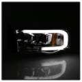 Spyder Chrome LED DRL Bar Projector Headlights | 2002-2005 Dodge Ram | Dale's Super Store
