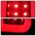 Spyder Red/Clear Fiber Optic LED Tail Lights | 1999-2007 Ford Super Duty | Dale's Super Store