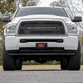 Rough Country Mesh Grille w/30-In Dual Row Black Series LED | 2013-2018 Ram 2500/3500 | Dale's Super Store