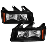 Spyder Black Factory Style Headlights | 2004-2012 Chevy Colorado/GMC Canyon | Dale's Super Store