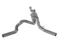Full Exhaust Systems - CAT Back Exhaust Systems - Flo~Pro - Flo~Pro 4" Aluminized Cat Back Dual Exhaust | 2001-2007 Chevy/GMC Duramax 6.6L LB7/LLY/LBZ (No flange)