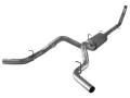 Full Exhaust Systems - Turbo Back Exhaust Systems - Flo~Pro - Flo~Pro 4" Aluminized Turbo Back Dual Exhaust | 1994-2002 Dodge Cummins 5.9L