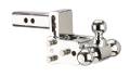 B&W Hitches - B&W Trailer Hitches Chrome Tow & Stow 8"Model 5" Drop 5.5" Rise Tri-Ball | TS10048C | Universal Fitment - Image 2