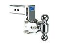 B&W Trailer Hitches Class V 2 1/2" Receiver Tow & Stow 8" Model 5" Drop 5.5" Rise 2" & 2 5/16" Balls (Chrome) | TS20037C | Universal Fitment
