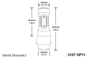 Diode Dynamics - Diode Dynamics 3157 HP11 LED RED (6) | DDYDD0051Q | Universal Fitment - Image 4