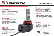 Diode Dynamics - Diode Dynamics H10 SL1 LED HEADLIGHT ( PAIR) | DDYDD0216P | Universal Fitment - Image 2