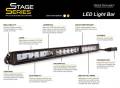 LED Lightbars & Work Lights - Single Row LED Light Bars - Diode Dynamics - Diode Dynamics SS50 AMBER DRIVING 50" LIGHT BAR | DDYDD5043 | Universal Fitment