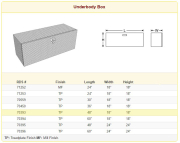 RDS Aluminum - RDS Aluminum Underbody Tool Box | RDS70393 | Universal Fitment - Image 2