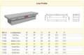 RDS Aluminum - RDS Aluminum Low Profile Crossover Tool Box | RDS71450 | Universal Fitment - Image 2