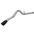 Full Exhaust Systems - DPF Back Exhaust Systems - aFe Power - AFE ATLAS 5" DPF-Back Exhaust System w/Black Tip For 2015-16 Ford Powerstroke 6.7L
