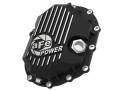 aFe Power Pro Series Front Differential Cover Black w/Machined Fins | 46-71050B | 2011-2018 Chevy/GMC HD