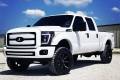Recon Ford Scanning Projector Headlights OLED DRL LED Signals Smoked/Black | 264272BKCS | 2011-2016 Ford Powerstroke F250-F550
