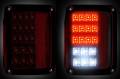 Lighting - Tail Lights - RECON - RECON 264234RBK | LED TAIL LIGHTS - RED SMOKED (2007-2016 JEEP WRANGLER)