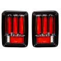 Lighting - Tail Lights - RECON - RECON Scanning OLED Bar-Style LED Tail Lights (Red) | 2007-2017 Jeep Wrangler JK