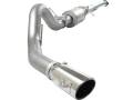 Ford Exhaust Systems - Ford F150 Eco-Boost Exhaust Systems - aFe Power - ATLAS 4" Aluminized Cat-Back Exhaust System | Ford F-150 11-13 EcoBoost V6-3.5L |  304 SS Polished Tip | AFE 49-03041-P