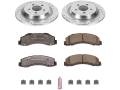 Ford EcoBoost Vehicles - 2018+ Ford F-150 EcoBoost 2.7L - PowerStop - Power Stop Z36 Rear Brake Kit (with Electronic Parking Brake) | K8030-36 | 2018-2019 Ford F150 Raptor
