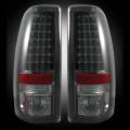 Lighting | 1983-2000 GM Diesel 6.2 & 6.5L - Tail Lights | 1983-2000 GM Diesel 6.2 & 6.5L - RECON - RECON 264173BK | LED Tail Lights - SMOKED (1999-2007 Silverado & Sierra) Classic