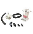 Suspension & Steering Boxes - Power Steering Pumps - Performance Steering Components (PSC) - PSC Pro Touring Type II Power Steering Pump & Brushed Aluminum Hydroboost Remote Reservoir Kit | PK1150XH | Multi-Vehicle Fitment