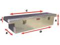 The Fuelbox - The Fuelbox Over The Bed Toolbox (Low Profile) | 7420LP | Multi-Vehicle Fitment - Image 2
