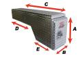 The Fuelbox - The Fuelbox Pork Chop Tool Box (Driver Side) | PC12D | Multi-Vehicle Fitment - Image 2