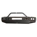 Bumpers, Tire Carriers & Grill Guards - Front Bumpers - Frontier Truck Gear  - Frontier Truck Gear Sport Series Front HD Bumper (Light Bar + Cube Compatible + Top Bar) | FTG140-51-8014 | 2018-2019 Ford Raptor