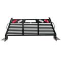 Vehicle Towing - Cab Protectors - Frontier Truck Gear  - Frontier Truck Gear Headache Rack (Full Louvered w/ Lights) | FTG110-19-9008 | 1999-2016 Ford Powerstroke