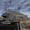 Overland Vehicle Systems - Overland Vehicle Systems Nomadic 4 Extended Roof Top Tent (Dark Gray Base w/ Green Rain Fly & Black Cover) | 18049936 | Universal Fitment - Image 2