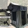 Overland Vehicle Systems - Overland Vehicle Systems Nomadic 2 Extended Roof Top Tent w/ Annex (Dark Gray Base w/ Green Rain Fly) | 18021936 | Universal Fitment - Image 13