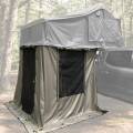 Overland Vehicle Systems - Overland Vehicle Systems Nomadic 2 Extended Roof Top Tent w/ Annex (Dark Gray Base w/ Green Rain Fly) | 18021936 | Universal Fitment - Image 2