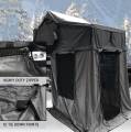 Overland Vehicle Systems - Overland Vehicle Systems Nomadic 3 Arctic Extended Roof Top Tent w/ Annex (White Base w/ Gray) | 18031926 | Universal Fitment - Image 5