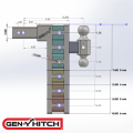 Gen-Y Hitches - Gen-Y Hitches Mega-Duty Class V 21K Drop Hitch | GH-623 | Universal Fitment - Image 2