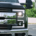 RECON - Recon Projector Headlights w/ Ultra HD White OLED DRL & HD Amber Switchback LED Turn Signals | 264372CLC | 2017-2019 Ford SuperDuty - Image 4