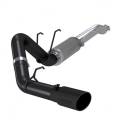 Exhaust Systems - Muffler / Resonator Back Exhaust Systems - MBRP Performance Exhaust - MBRP 4" Resonator Back Single Side Exit Black Exhaust | S5247BLK | 2017+ Ford SuperDuty