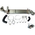 Shop By Part Type - EGR Cooler Replacements / Upgrades - Freedom Emissions - 6.4 Powerstroke Vertical EGR Cooler Kit | 8C3Z-9P456A | 2008-2010 Ford Powerstroke 6.4L