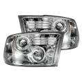 Dodge Ram 1500 Lighting Products - Dodge Ram 1500 Headlights - RECON - Recon 264270CLCC | Clear Projector Headlight Set w/ CCFL Halos For 09-12 Ram 1500 & 10-13 Ram 2500/3500