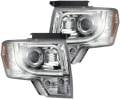 Lighting - Headlight Housings - RECON - Recon 264273CL | CLEAR Projector Headlights For 13-14 Ford F150 / Raptor w/ OEM Projectors