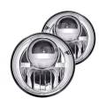 Recon 264274CL - CLEAR LED Projector Headlights For Jeep Wrangler JK 2007-14