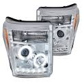 RECON - RECON 264272CLCC | Clear Projector Headlights w/ CCFL Halos - Ford Superduty 11-16 - Image 1