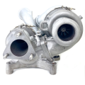 REMAN BorgWarner Navistar Maxxforce 7 High & Low Pressure Turbocharger Set EPA10 | 11559880048, 11559900048 + 12749880078, 12749900078 2